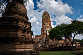 Ayutthaya, Thailand. Wat Phra Ram, chedi located south of the main prang.